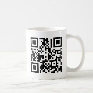 A caneca de café do cubo   de QR