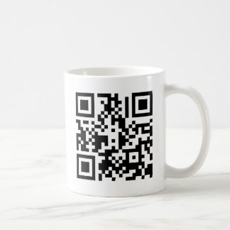 A caneca de café do cubo | de QR