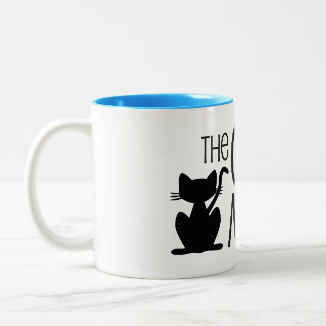 A caneca de café do Meow do gato (Esquerda)