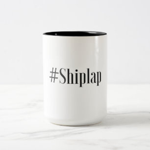 A caneca de café do #Shiplap