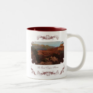 A caneca de café do Victorian do Grand Canyon
