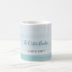 A caneca de café exterior dos bancos