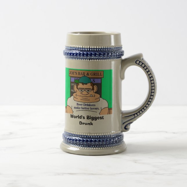 A caneca de cerveja bêbeda a mais grande do mundo (Direita)