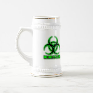 A caneca de cerveja da cerveja do Biohazard
