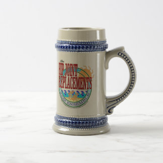 A caneca de cerveja do conjunto do jazz das