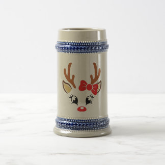 A Caneca de cerveja Festiva da Rena Fraulein