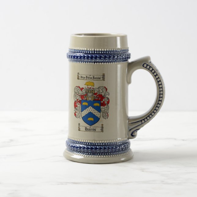 A caneca de cerveja/Harris da brasão de Harris (Direita)