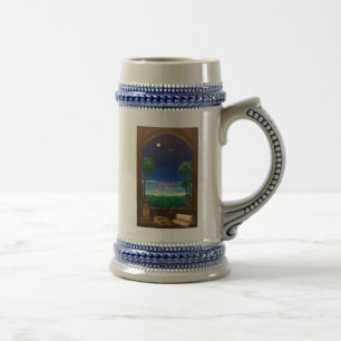A caneca de cerveja ideal do marinheiro
