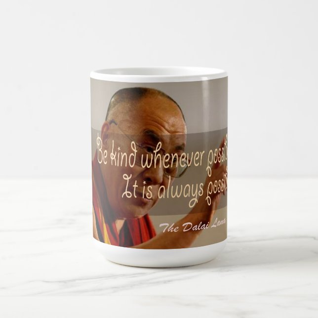 A caneca de Dalai Lama (Centro)