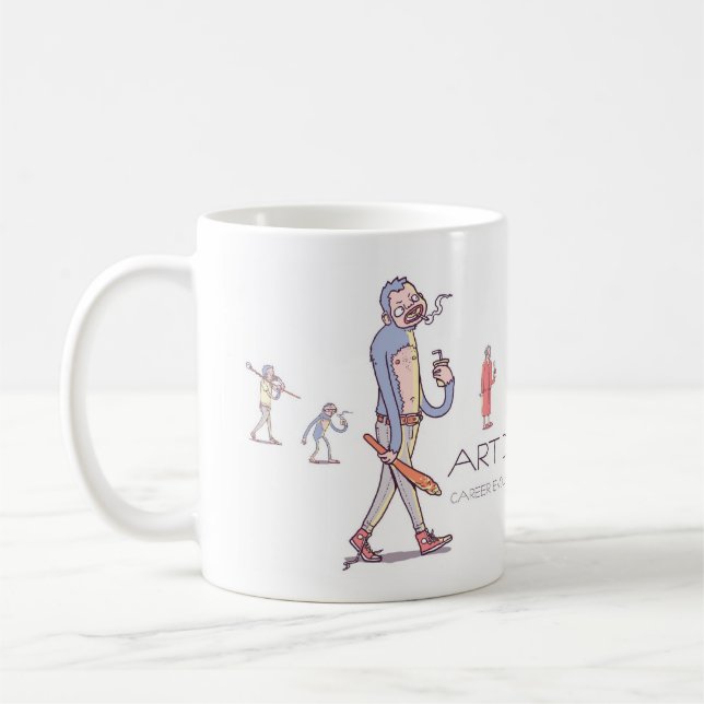 A caneca de diretor de arte (Esquerda)