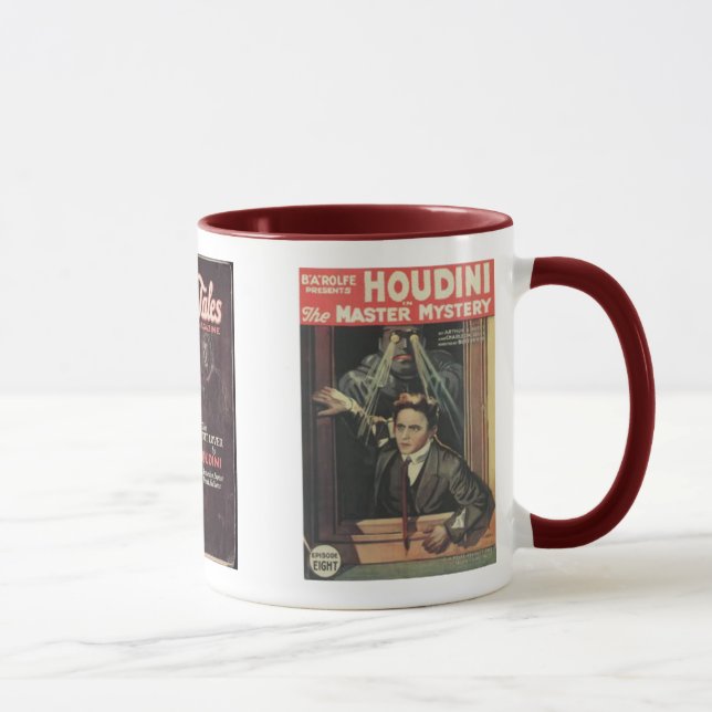 A caneca de Harry Houdini (Direita)