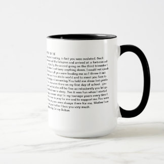 A caneca de uma mãe