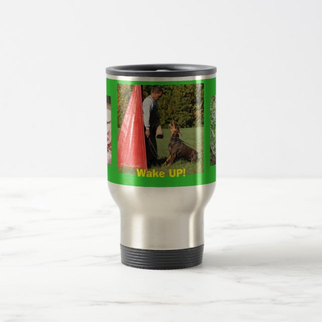 A caneca de viagem acorda (Centro)