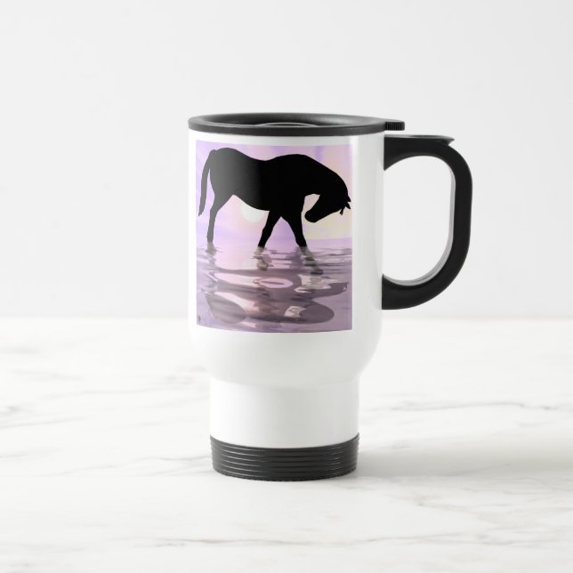 A caneca de viagem do potro de Caffeinated (Direita)