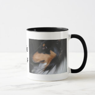 A caneca do amante do Collie