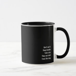 A caneca do argumento-bujão do escritório, ediç