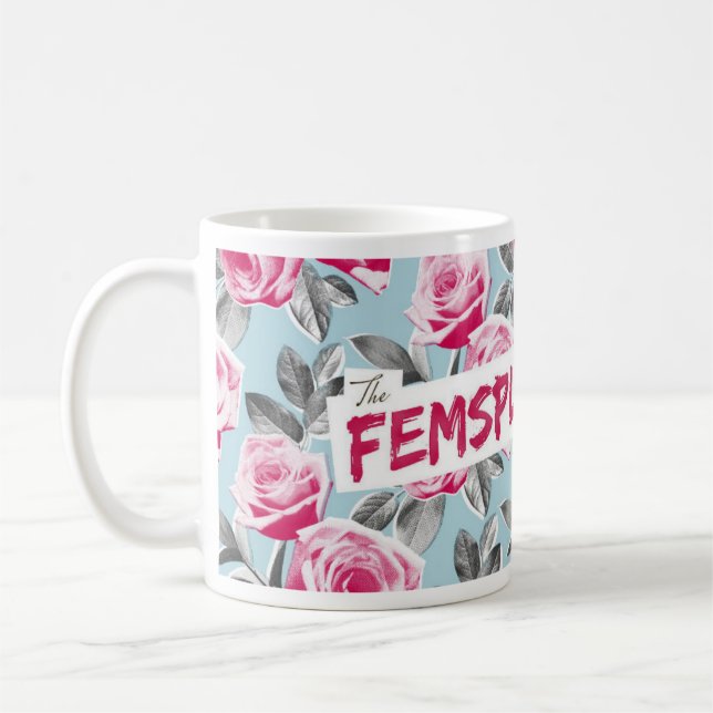 A caneca do clássico de Femsplainers (Esquerda)