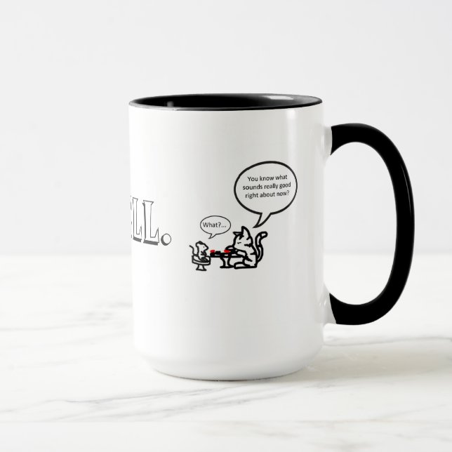 A caneca do gato e do rato (Direita)