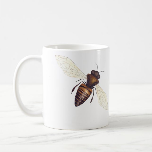 A caneca do inseto, Bumble a abelha (Esquerda)