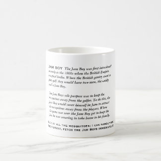 A caneca do menino do doce