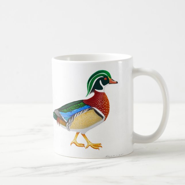 A caneca do pato de madeira (Direita)