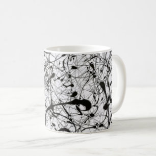A caneca do Pollock - Número 4 - Série Art Mug 