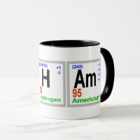 A caneca dos elementos químicos do radioamador