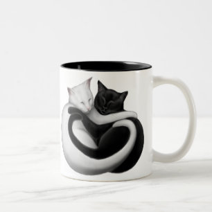 A caneca dos gatos do amor