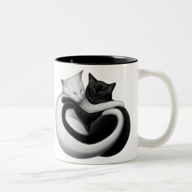 A caneca dos gatos do amor (Direita)