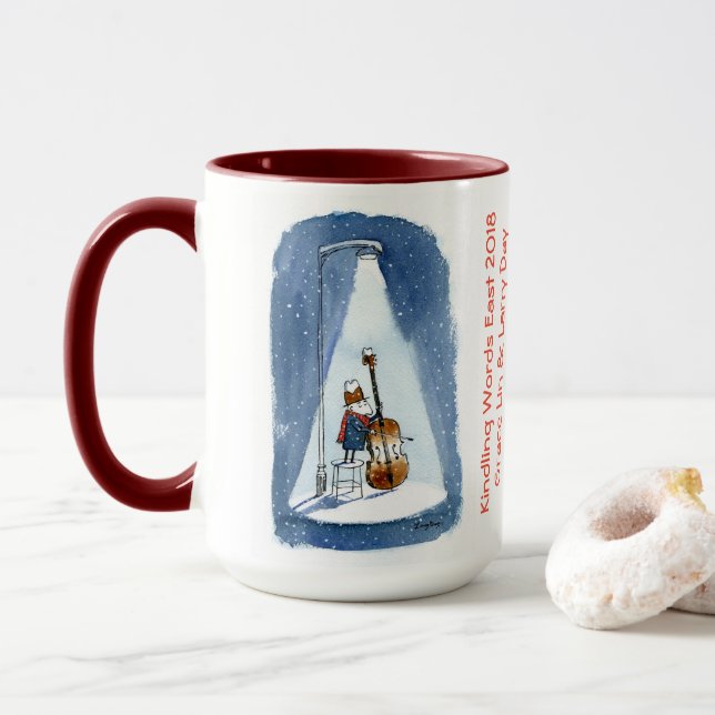 A caneca dos ilustradores do convidado de KWE (Com Donut)