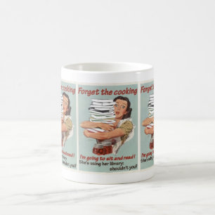 A caneca esquece o cozinhar