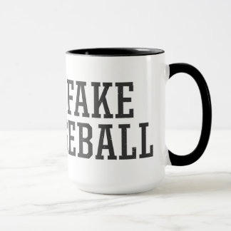 A caneca falsificada do basebol