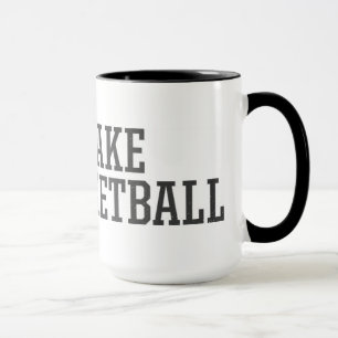 A caneca falsificada do basquetebol