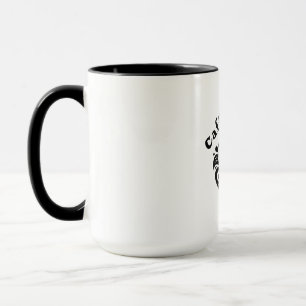 A caneca grátis de cafeína