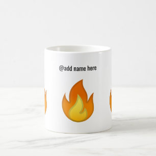 A caneca personalizado, customizável   de Emoji