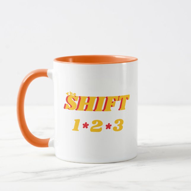 a caneca shift (Esquerda)