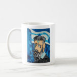 A caneca Theodore Herzl, estilo cubista<br><div class="desc">Estilo cubista Theodore Herzl Painting,  fique com Israel,  apoie a arrecadação de fundos Magen David Adom</div>