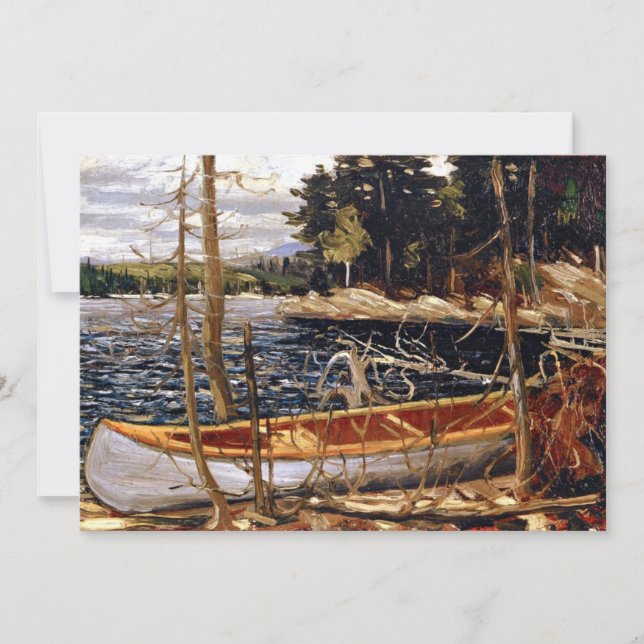 A Canoa, arte de Tom Thomson (Frente)