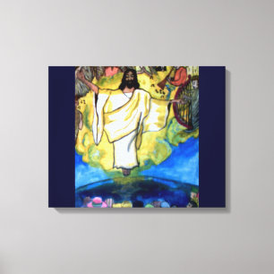 A canvas alongada