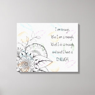 A canvas de arte de aspas do mandala Inspiron