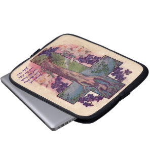 A capa para laptop cruz da Árvore da Vida cristã