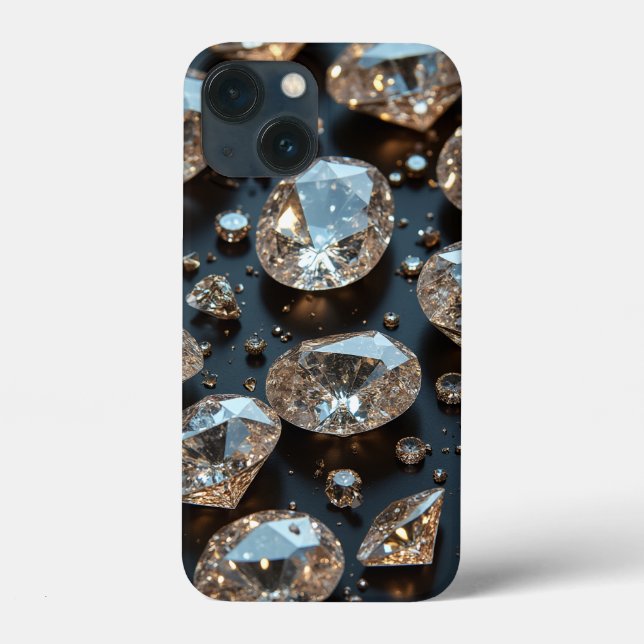 A capas de iphone de diamante parece um luxo de di (Verso)