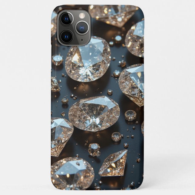 A capas de iphone de diamante parece um luxo de di (Verso)