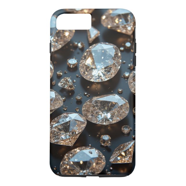 A capas de iphone de diamante parece um luxo de di (Verso)