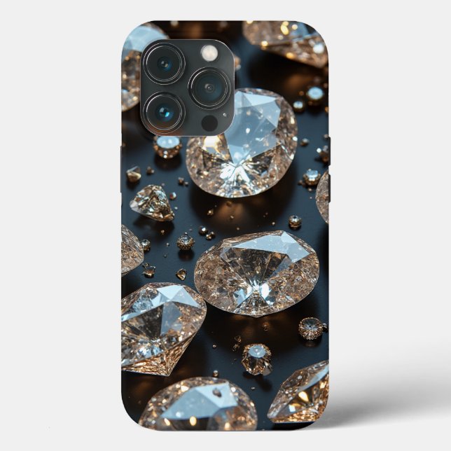 A capas de iphone de diamante parece um luxo de di (Verso)