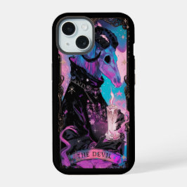 A capas de iphone do Devil Tarot Card Witchy Vibs