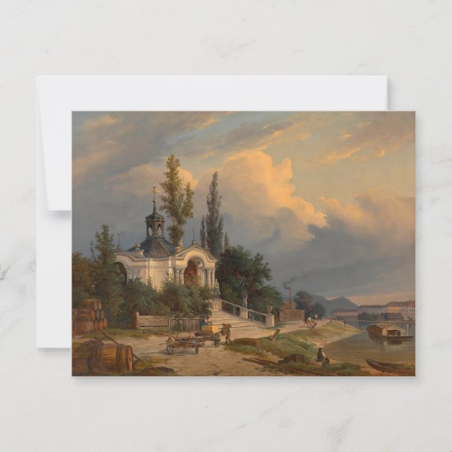 A Capela do Johannes Nepomuk sobre o Schanzel (Frente)