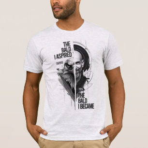 A Careca que Me Tornei – Camiseta Gráfica Premium