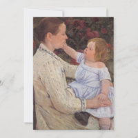 A Carícia da Criança | Mary Cassatt