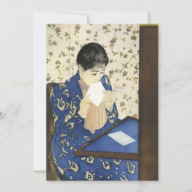 A carta de Mary Cassatt, Impressionismo de Vintage (Frente)